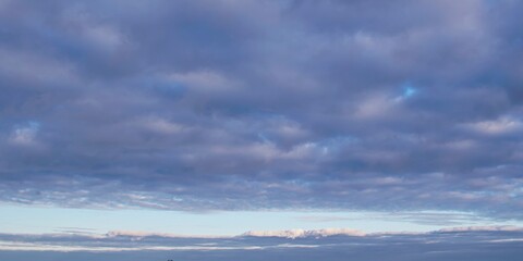 Fototapeta premium A dramatic cloudscape on an overcast day. Dramatic sky, cloudscape.