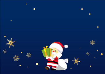 サンタクロースと雪の壁紙