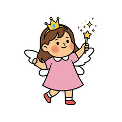 little girl with a toy