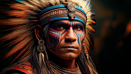 Tribal Chief Portrait