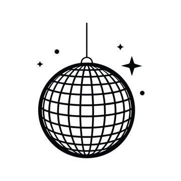 globe with disco ball