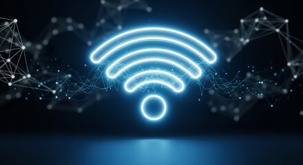 Wireless wi fi signal connecting network data technology