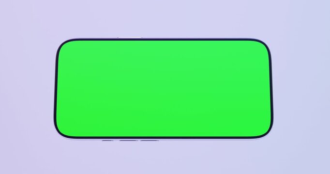 Phone mockup animation rotating and sliding into frame