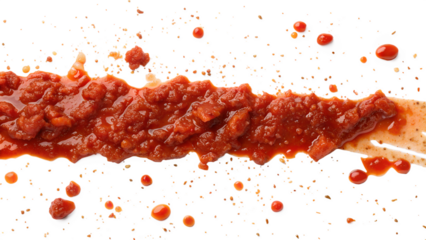 Delicious salsa dip with tortilla chips snack food photography and food styling on dark background image