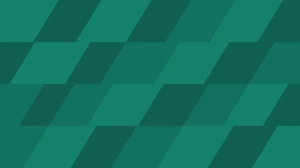 Abstract teal background with repeating parallelogram shapes in a diagonal pattern design style