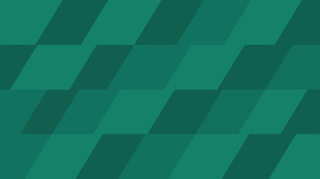 Abstract teal background with repeating parallelogram shapes in a diagonal pattern design style