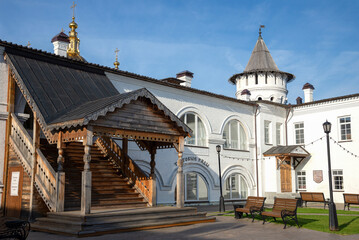 On the territory of Gostiny Dvor. Tobolsk Kremlin, Tyumen region