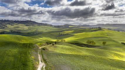 Tranquil landscape Tuscany