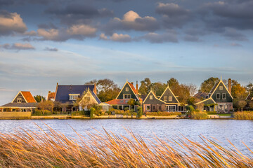 Traditional village scene holland