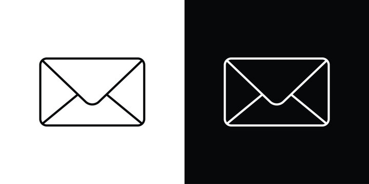 Email icon pixel perfect. Outline symbol. Simple linear drawing.