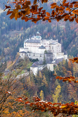 Obraz premium Photowalk - Hohenwerfen Castle - Falconry Austria - October 30, 2025