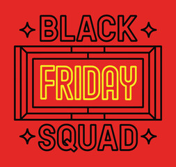 Bold Black Friday Sale Announcement with Geometric Design for Retail Shopping and Holiday Savings Promotion Display Advertising Creative Concept