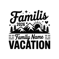 Family vacation 2026 mountain landscape design