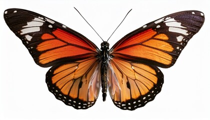 Fototapeta premium butterfly in flight isolated