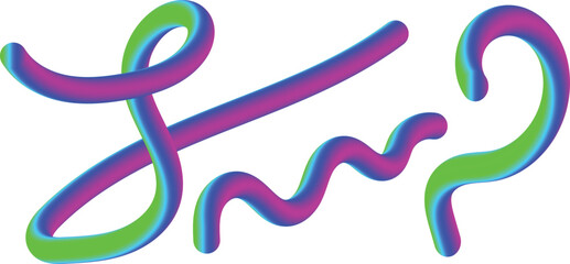 Abstract neon gradient flowing shapes creating a modern and vibrant design element for digital artwork and creative projects