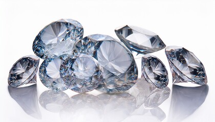 dazzling diamond white background