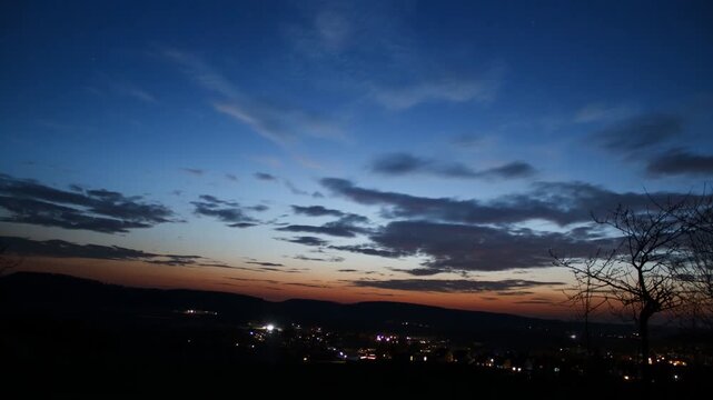 Lamspringe Goldene Stunde Timelapse Weitwinkel