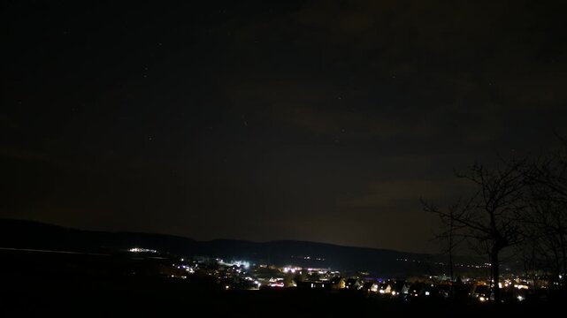 Lamspringe Nacht Timelapse Weitwinkel