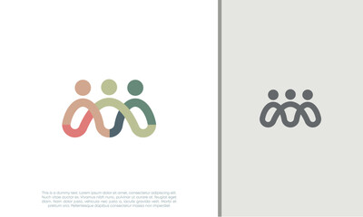 Global Community Logo Icon Elements Template. Community human Logo template vector. Community health care. Abstract Community logo