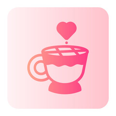 Coffee gradient icon