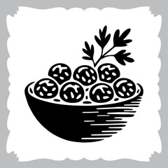 Abstract geometric design with bold color accents and clean lines