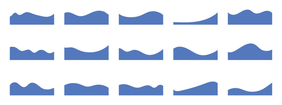 Separator footers icon vector. modern dividers shapes for website covers, banners, brochures, posters, flyers symbol. vector illustration.