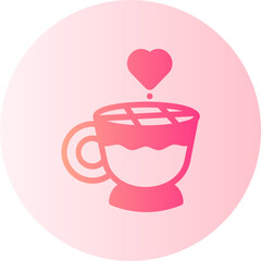 Coffee gradient icon