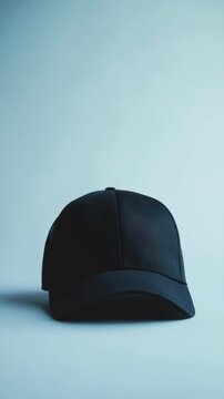 Snapback Baseball Cap - Black Fashion Accessory