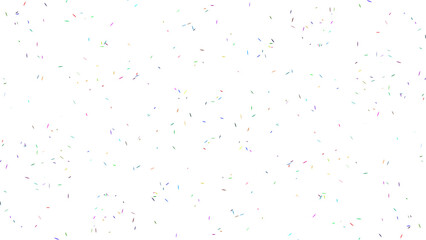colorful confetti Technology line design element