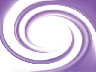 Glossy radial rippled curvy art fond frame. Text space white border. Gel fluid indigo creme caramel surface. Appetizing yogurt of juicy fruits light lavender color: grape, currant, mulberry, bilberry