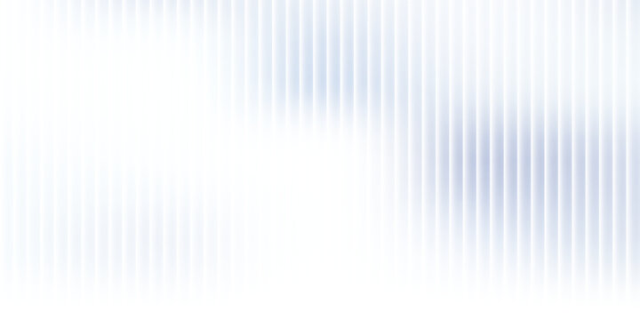 Soft glass ripple gradient in icy pale blue and lavender hues. Delicate reeded texture with frosted distortion effect and minimal vertical blur. Glass texture, vector illustration