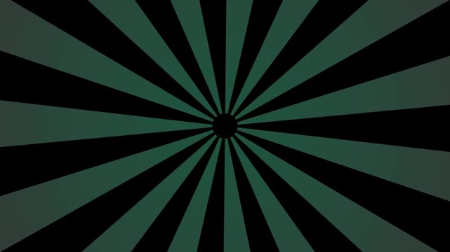 Teal and black sunburst pattern with gradient effect