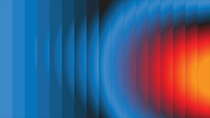 Modern gradient poster background vector set. Abstract cover template with monotone perspective geometric prism shape and halftone. Ideal design for social media, cover, banner, flyer