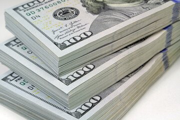 Thirty thousand of real american dollars. Three packs of one hundred dollars