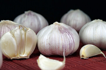 Garlic - very healthy product with many beneficial properties for health
