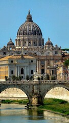 St. Peter's Basilica is a famous. Renaissance church in Vatican City