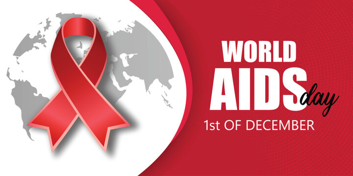 world aids day vector design - Powered by Adobe