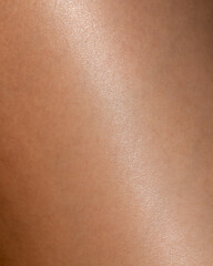 Close-up of healthy smooth womans skin texture.