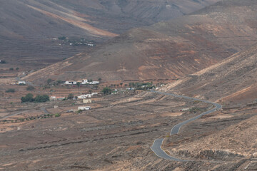 Valle de Vallebr&oacute;n, paisaje &aacute;rido del norte de Fuerteventura