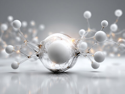 Atom- und Molek&uuml;lstruktur &ndash; Konzeptdarstellung f&uuml;r Physik, Chemie und Quantenforschung