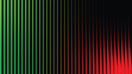 Bright colourful abstract striped vector illustration with dynamic lines and a theatrical curtain design