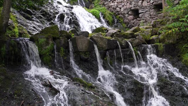 Rottle Vattenfall Waterfall in Sweden