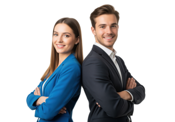 Collaborative partner team portrait used for client proposals or service pages about teamwork culture, joint decision making or positive solutions for career portals, event programs or newsletters