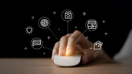 Creative idea generation for new product development concept. Creative thinking and innovation. Roadmap with stages of innovation icons, generating creative idea process for product 