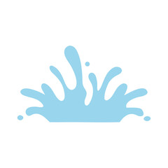 water splash vector