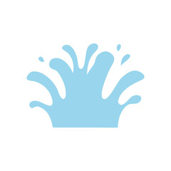 water splash vector