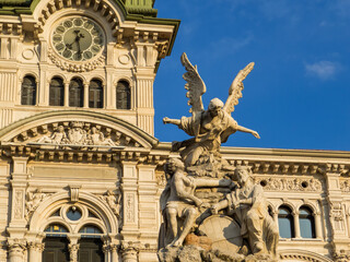Obraz premium Town Hall, Unity of Italy Square, Trieste