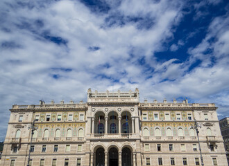 Fototapeta premium Palace of the Austrian Lieutenancy, Unity of Italy Square, Trieste