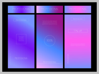 gradient color background set color