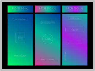 gradient color background set color